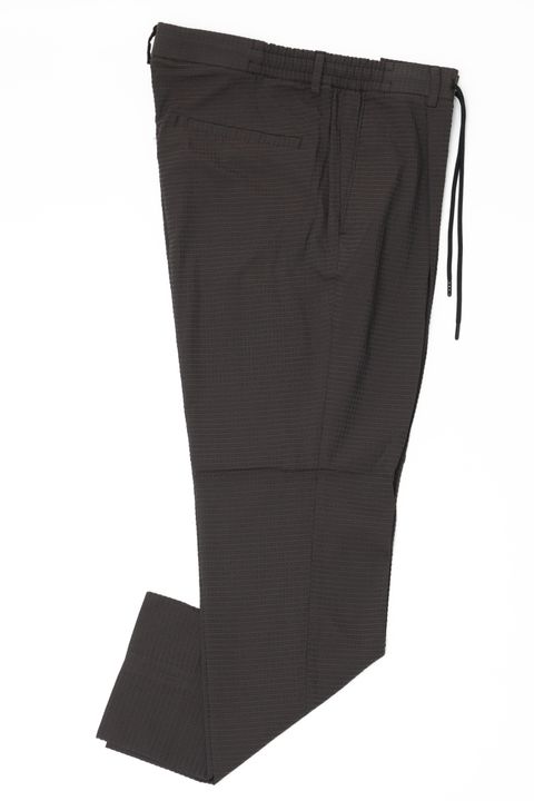 【セットアップあり】F.DOTI 高機能シアサッカー セットアップ 永久クリース パンツ / BRW ブラウン