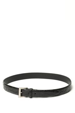 CLASSIC クロコダイル クラシック ドレスベルト 30mm / ブラック