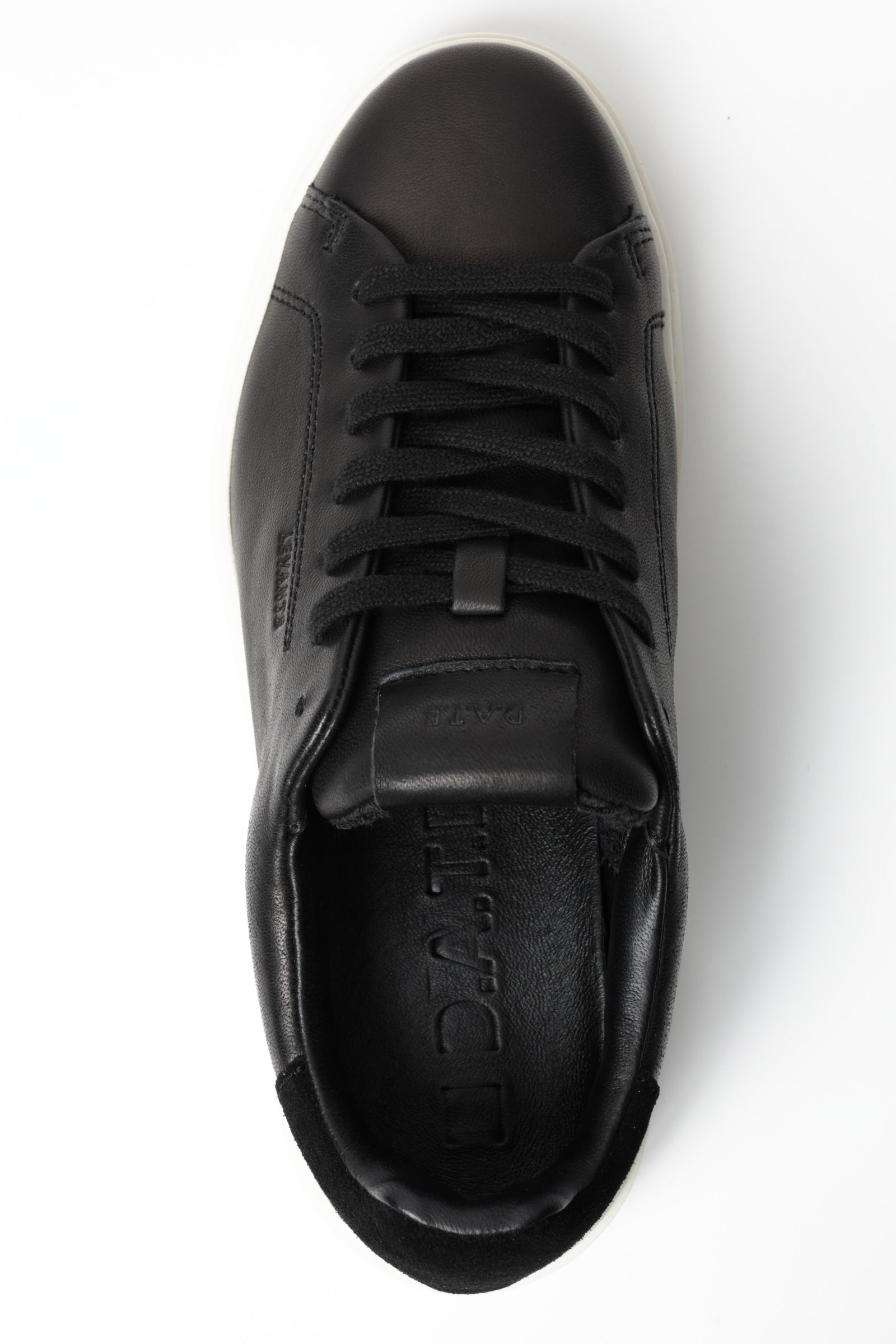 LEVANTE コートタイプ スムースレザー × スエード スニーカー / ブラック