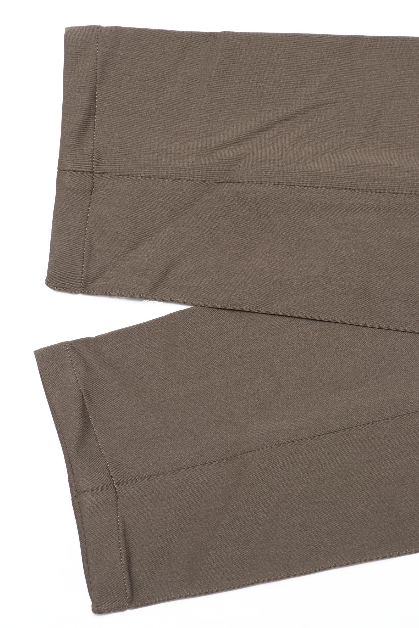 【セットアップあり】MALPENSA SHINE TRICOT マルペンサシャイントリコ ナイロンストレッチ ノープリーツ テーパード イージースラックス / KKI カーキ