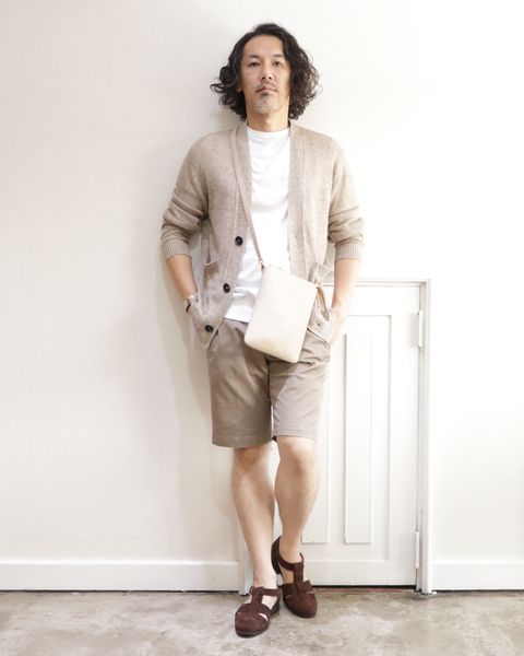 PT TORINO ショートパンツを使用した大人サマーコーデ