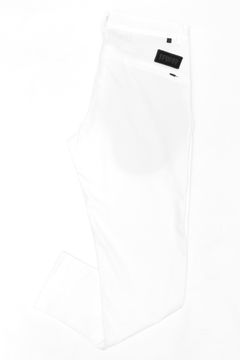 WARM ANKLE SLIM PANTS 裏起毛 ハイパーストレッチ スリム パンツ / ホワイト