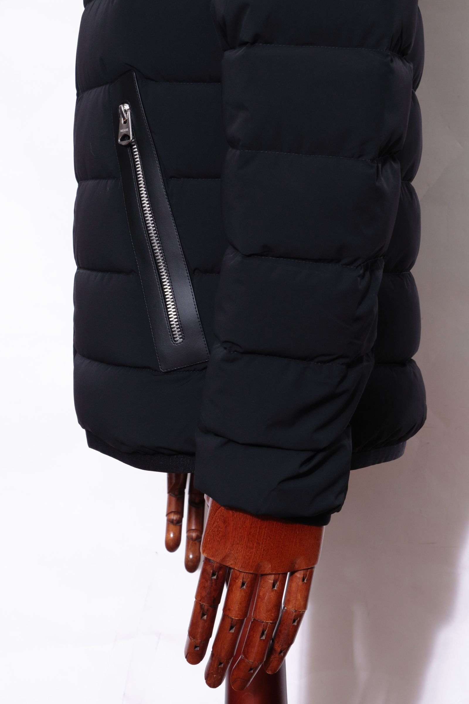 JACK-Z  ストレッチ ナイロンシェル ダウンジャケット / ブラック