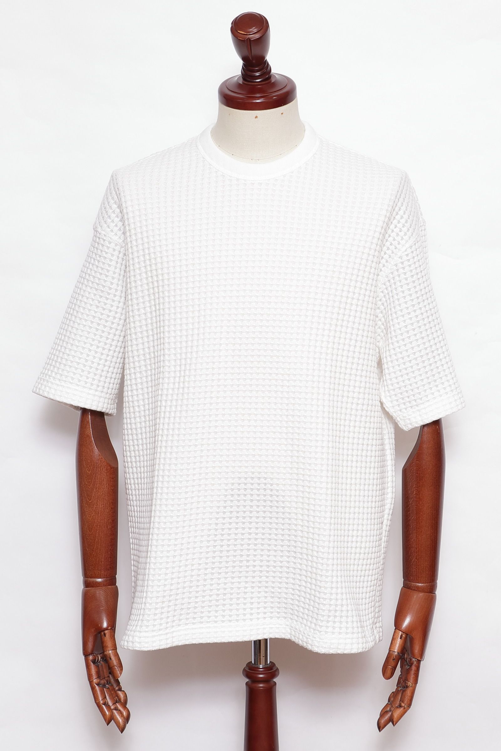 Seagreen - オニワッフル Tシャツ / ホワイト | BEKKU HOMME