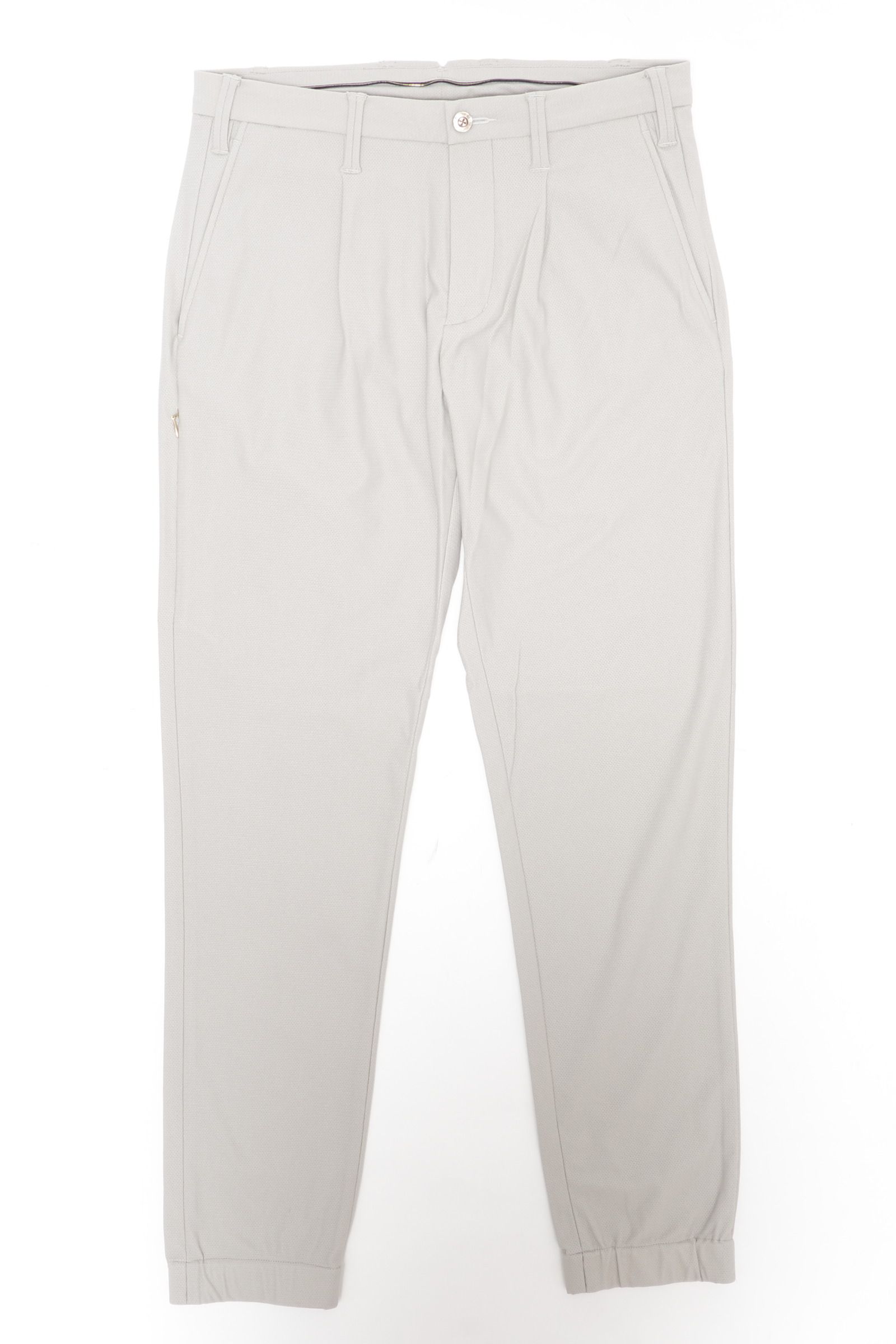 【セットアップ】MESH 1 TUCK JOGGER PANTS ストレッチ ナイロン メッシュ ジョガーパンツ / グレー (グレージュ)