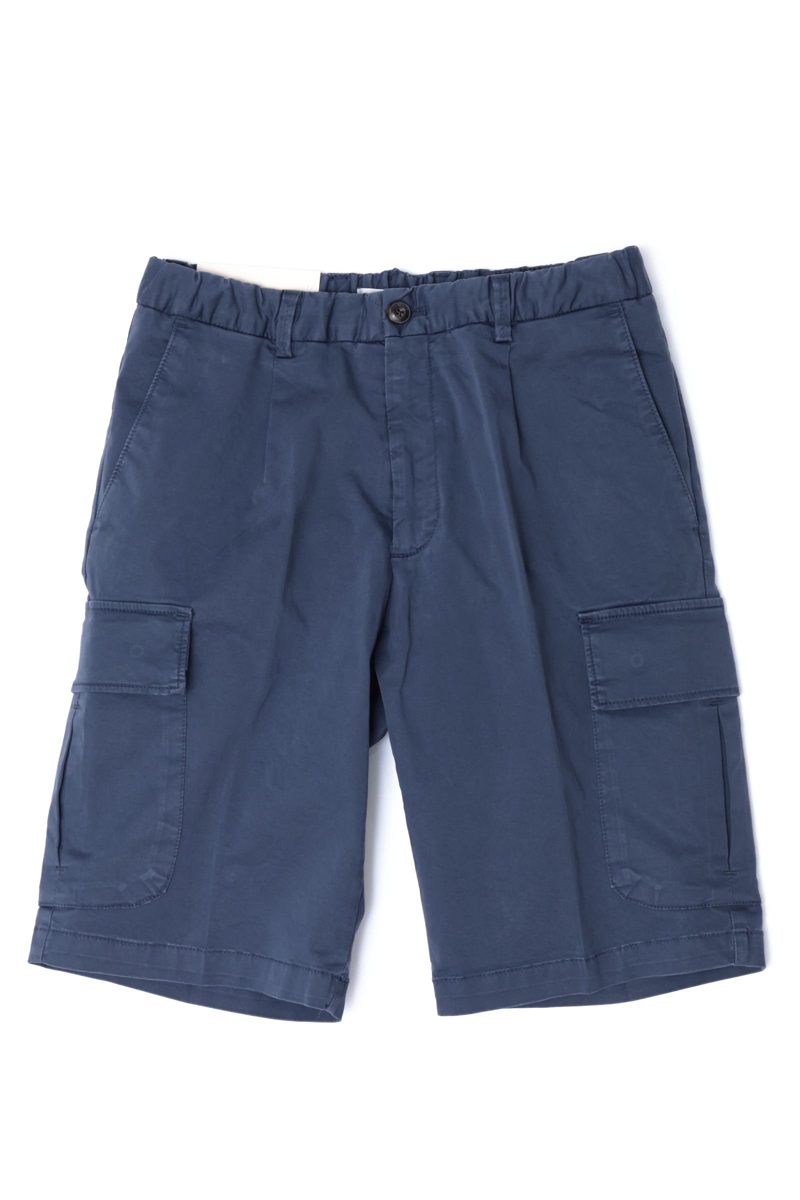 【干場さん別注】 NEWPORT ガーメントダイコットン カーゴショーツ  / ネイビー