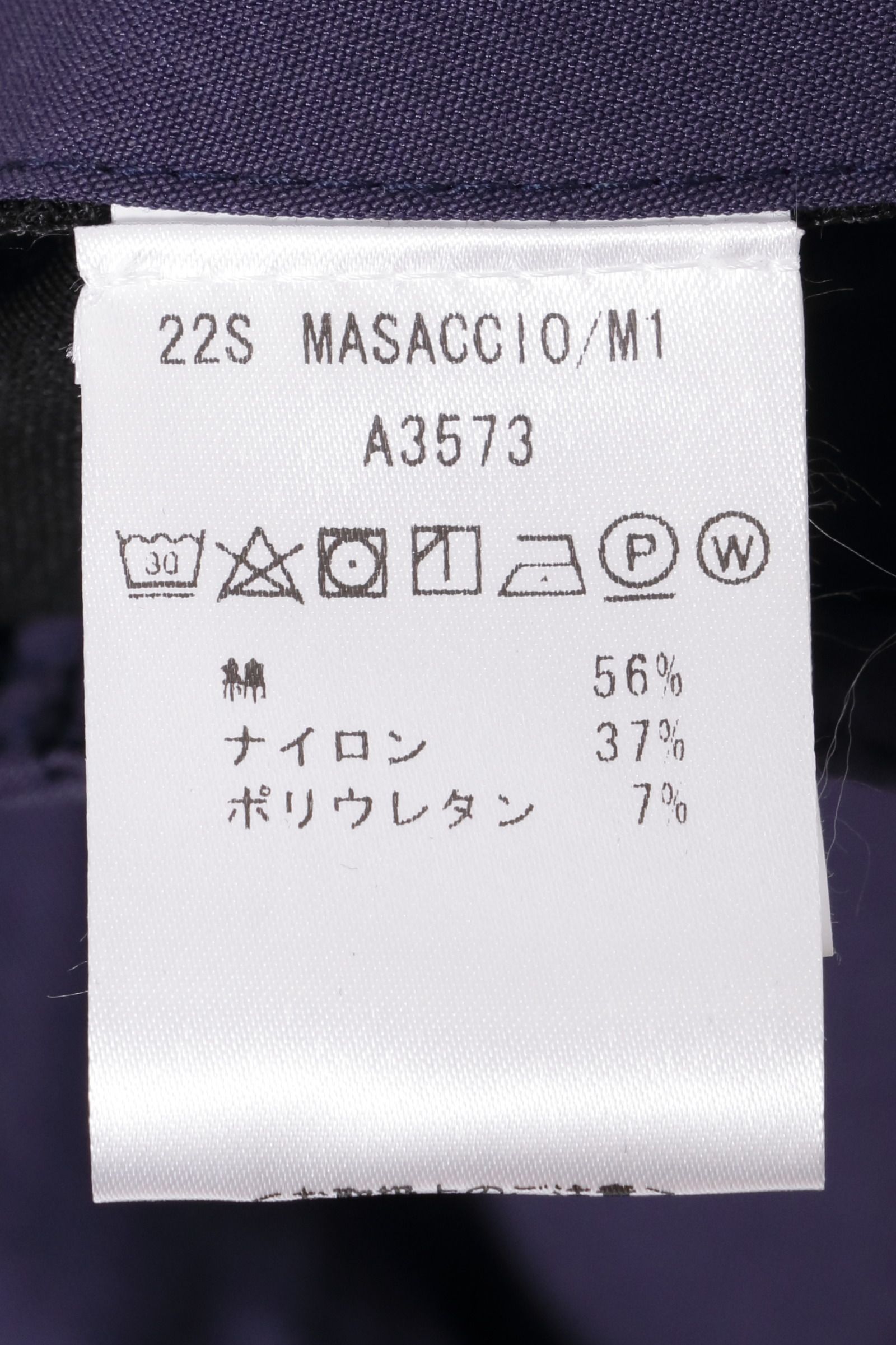 【サイズ50まで】MASACCIO マサッチョ A3573 ニューウオッシャブルジャージー イージースラックス / チャコールグレー 49