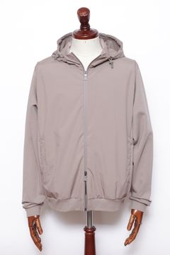 FUNCTIONA WARDROBE ウォーターレペレントナイロン ジャージ ハイブリッド ブルゾン / トープ