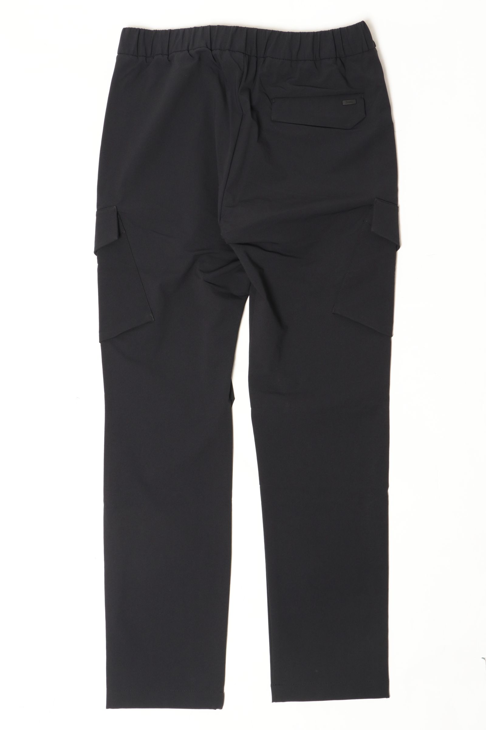 ウォームテック 1プリーツ テーパードシャーリング カーゴパンツ / ブラック 9300