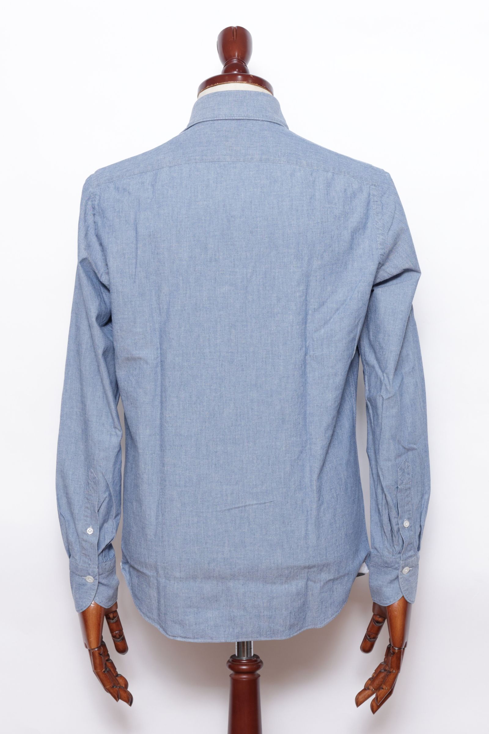 SIMONE シモーネ / BALI バーリ コットン シャンブレー カッタウェイ シャツ / インディゴ