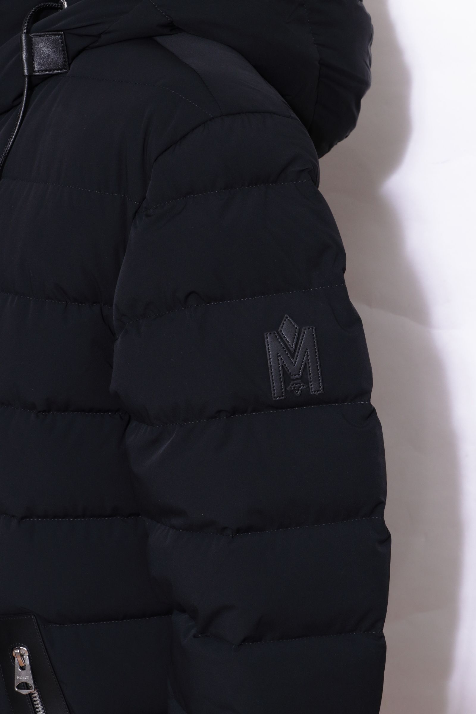 JACK-Z  ストレッチ ナイロンシェル ダウンジャケット / ブラック