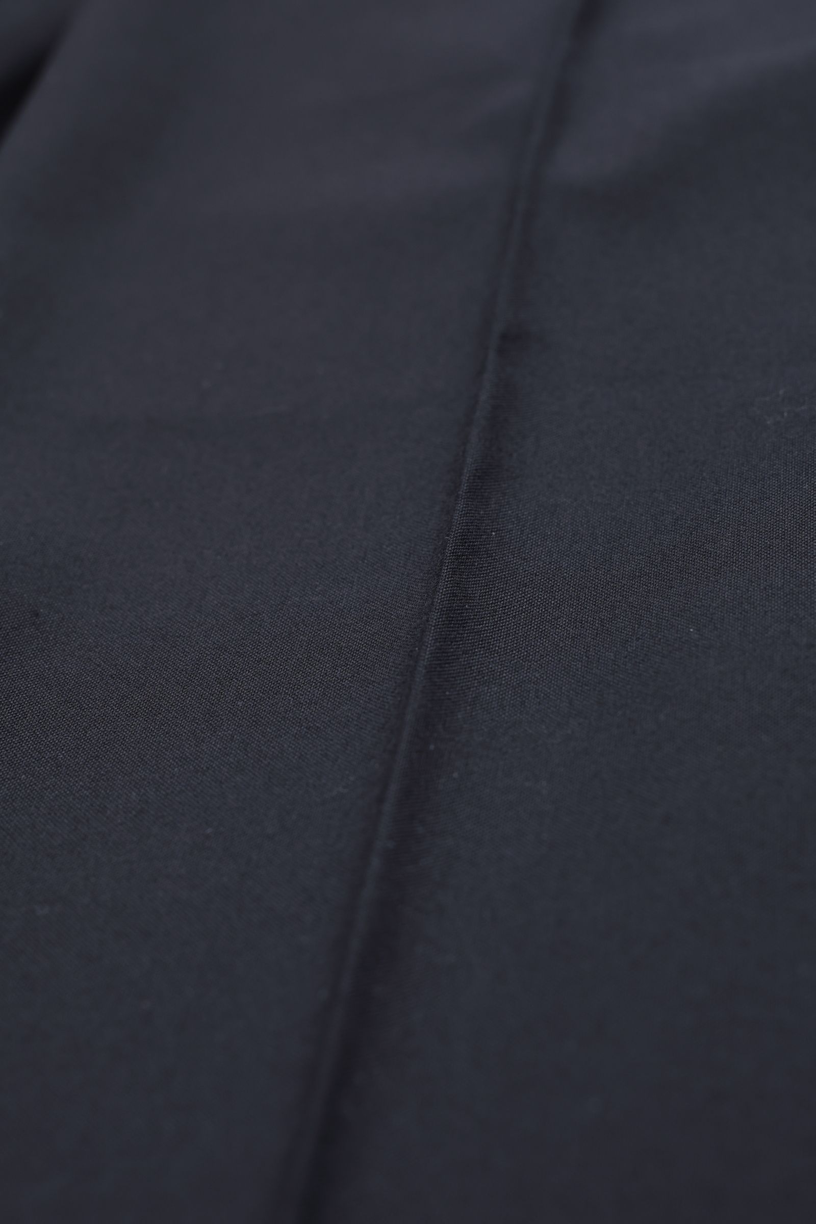 ウォッシャブルテクノトサキソニー フルシャーリング ドローコード付き イージーパンツ  / ブラック