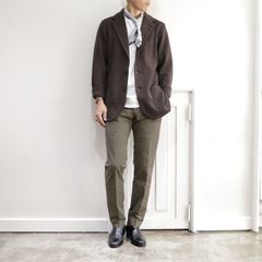 "LARDINIニットジャケット"を使用したユッタリ秋コーデ