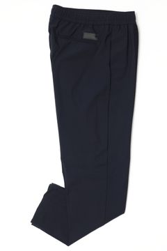 【セットアップあり】JUAN PANTS ハイパーストレッチ ナイロン x リブニット ハイブリッド パンツ / ネイビー