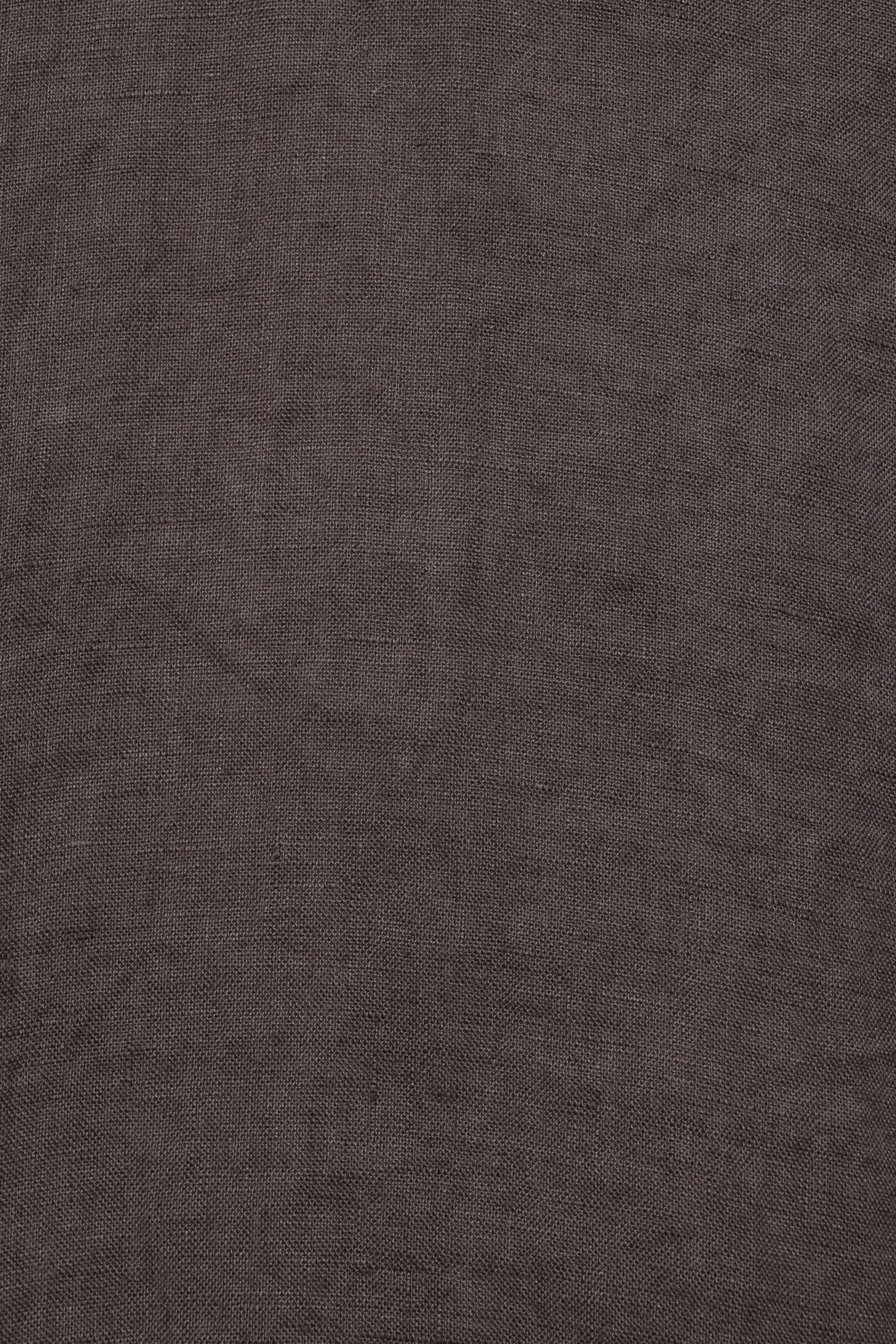 GI000647U ウォッシュドリネン ジップアップ ブルゾン / ブラウン 8800