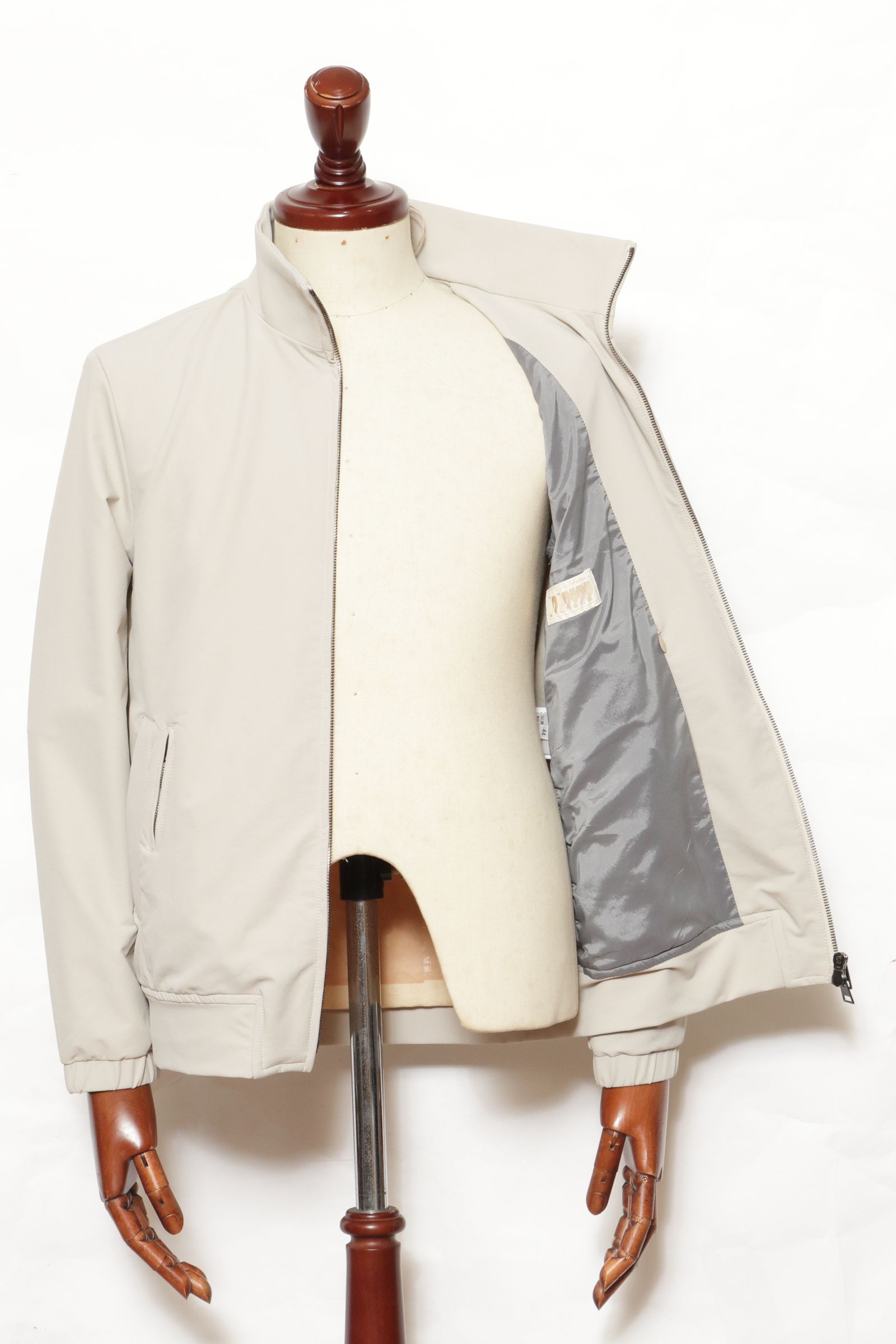 【セットアップあり】 TOGAGE TECHNO FLEECE ジップアップブルゾン PUCCINO V A5773 / ライトベージュ 04