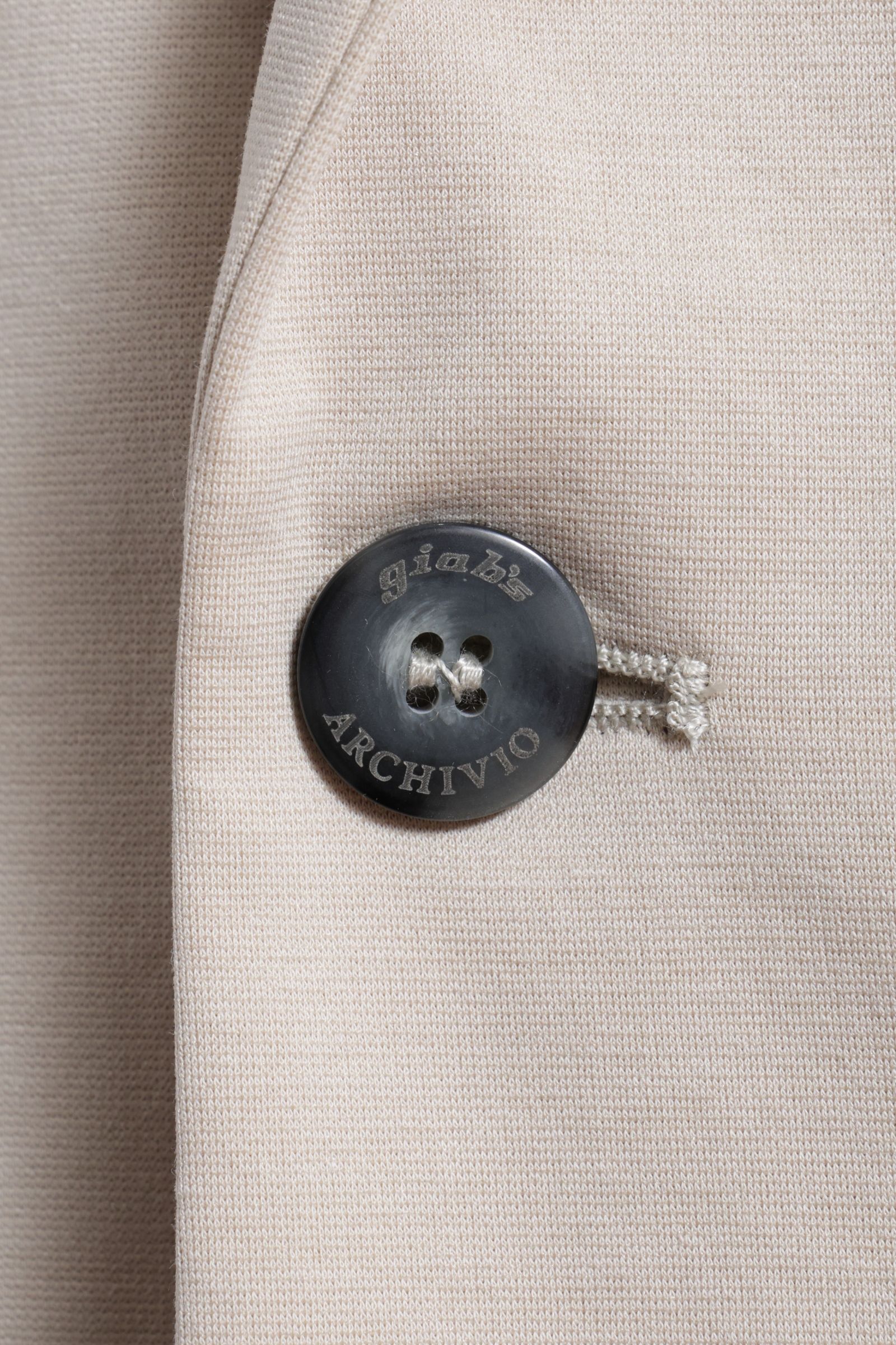 【セットアップあり】 STROZZI L2 A3573 ニューウォッシャブルジャージ 2Bジャケット / ベージュ 10