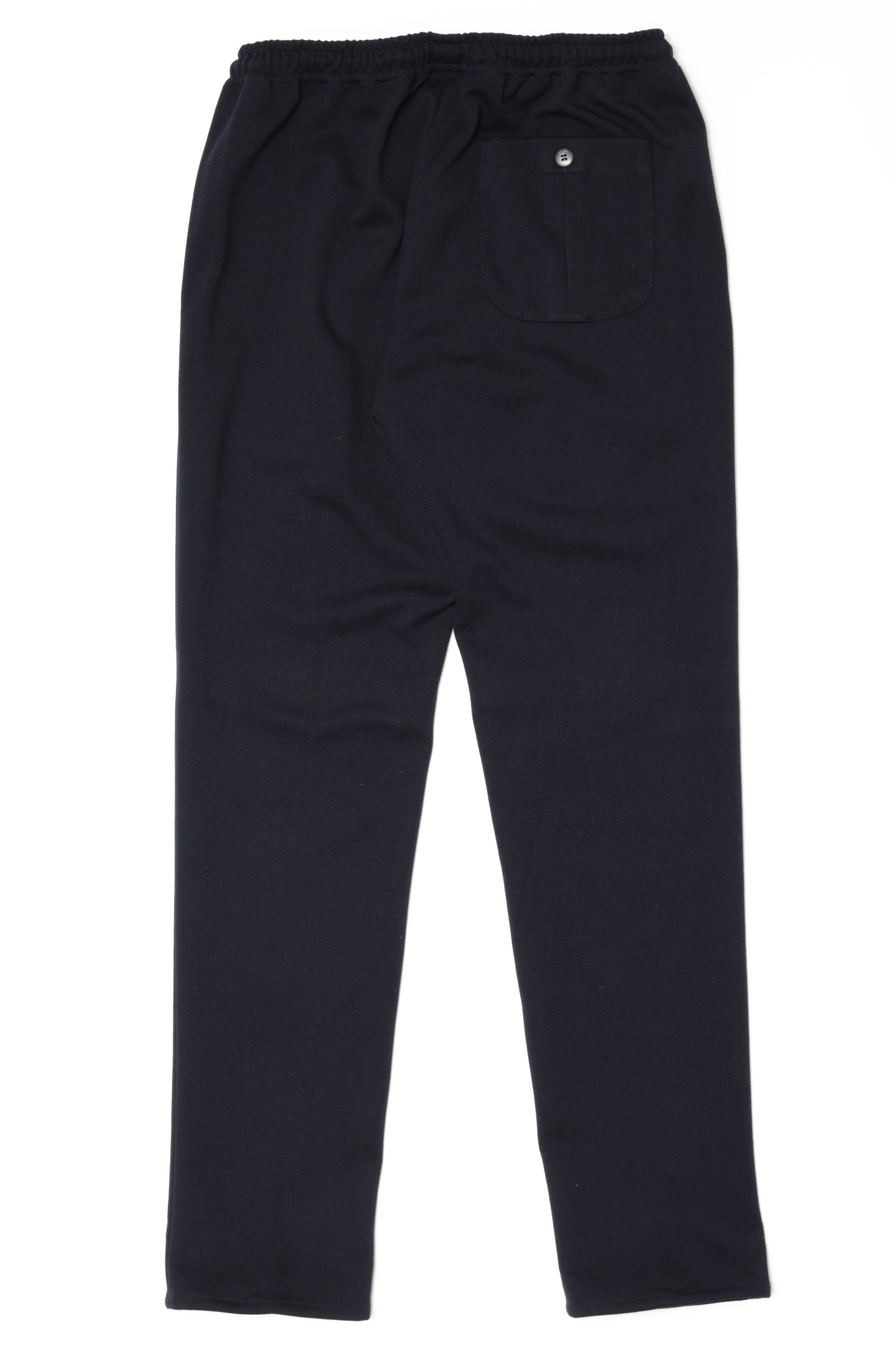 MANFRED A5737 WOOLY JERSEY ウーリー2トーンジャージ リラックスパンツ / ネイビー 80