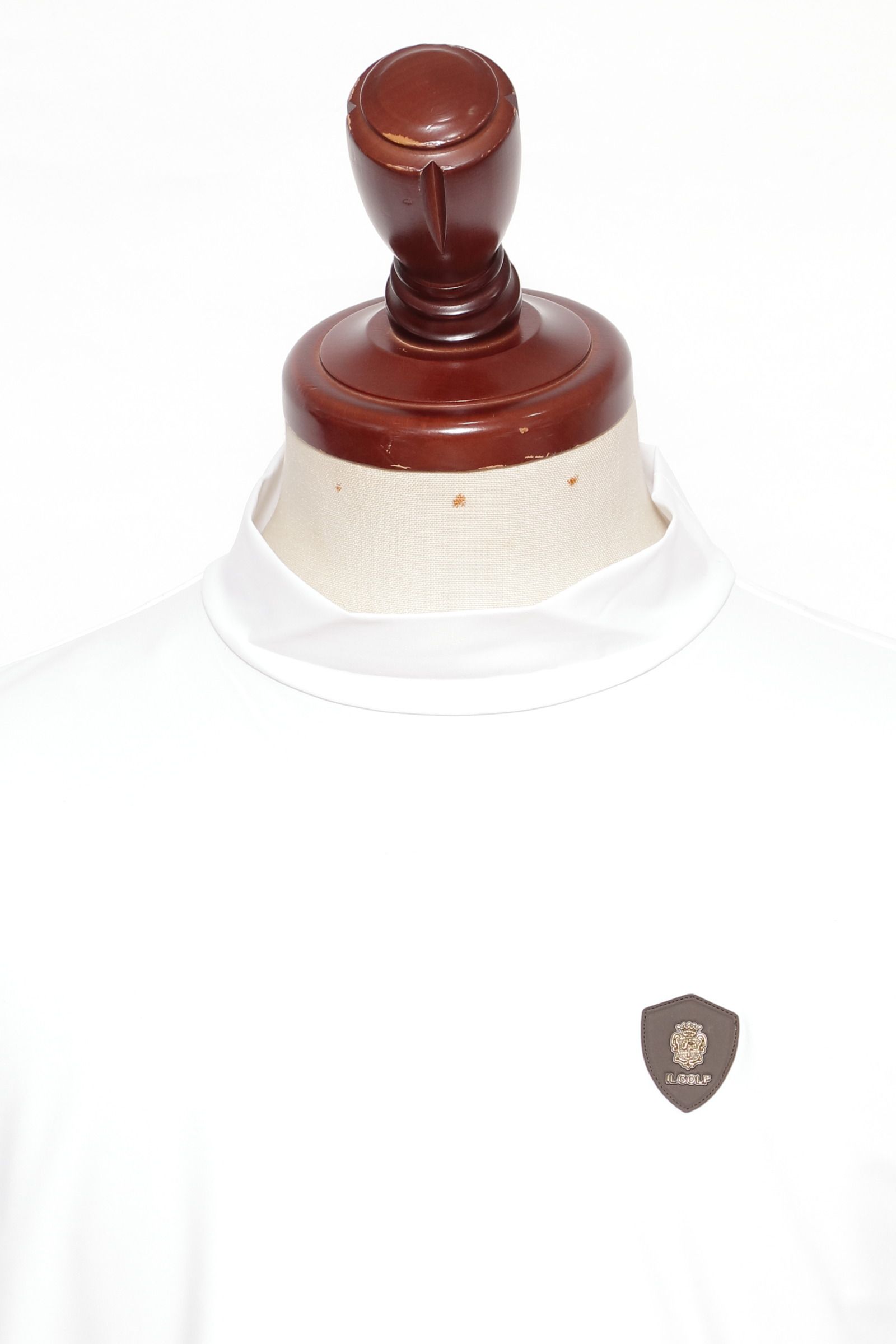 CANCLINI HIGHNECK SHIRT テクノナイロンジャージー 長袖ハイネック / ホワイト