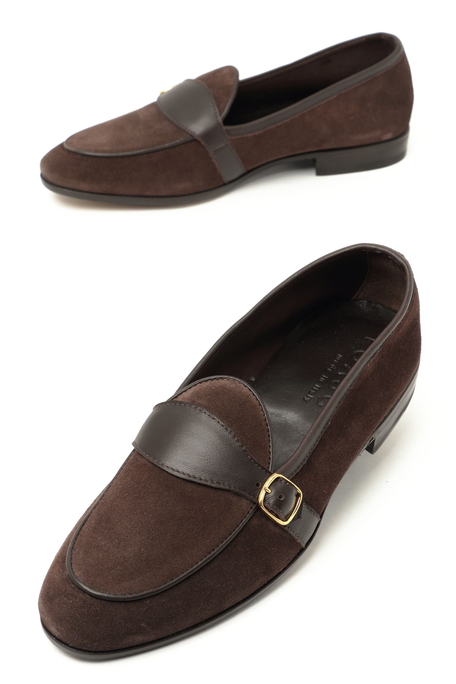 LOASC ロスク Bit Loafers High(Brown Suede)