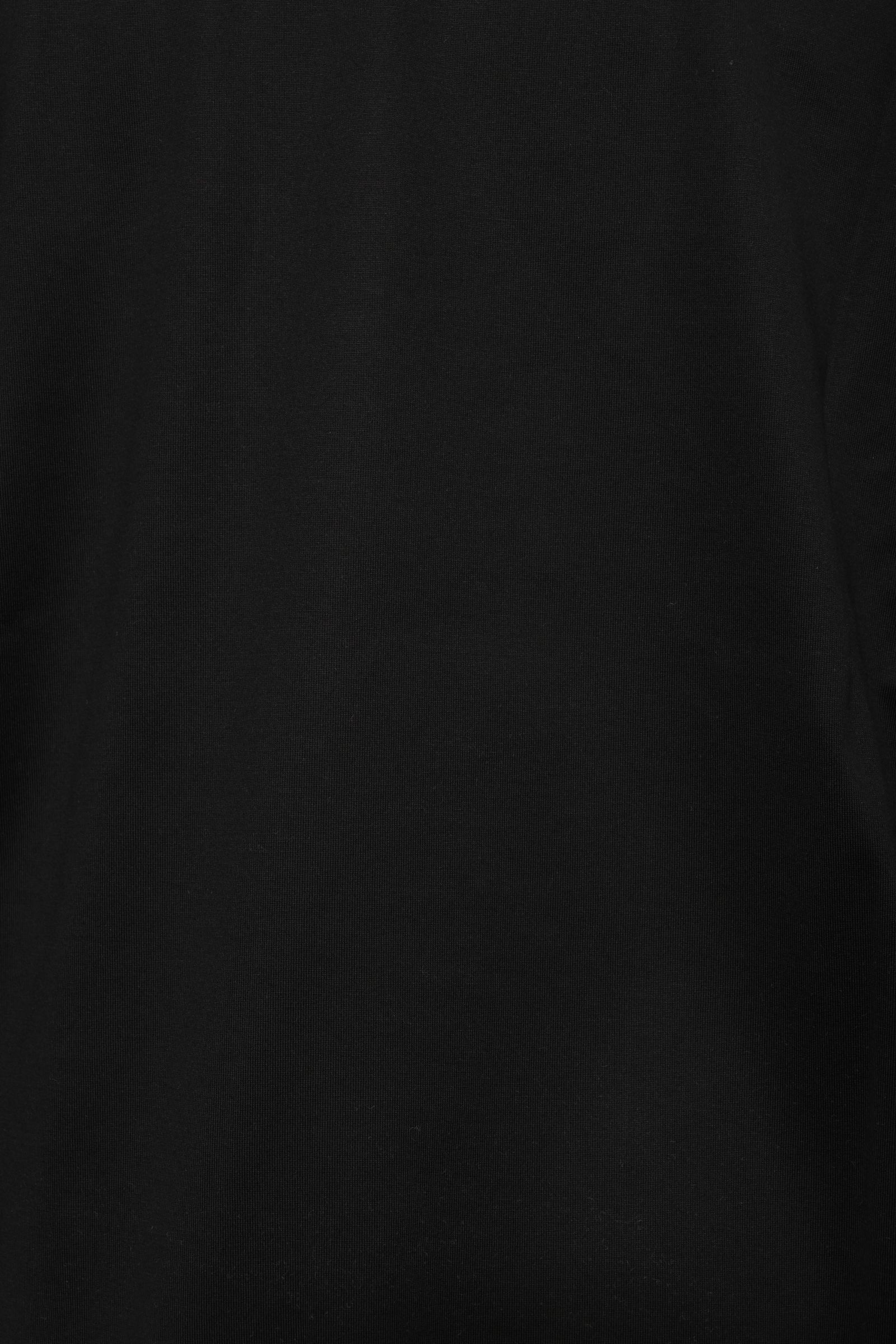NUBY SLEEVE クルーネック コットン 長袖Tシャツ / ブラック