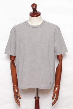 CC2501-KN01 美濃和紙 ボーダーニットTEE / グレーボーダー