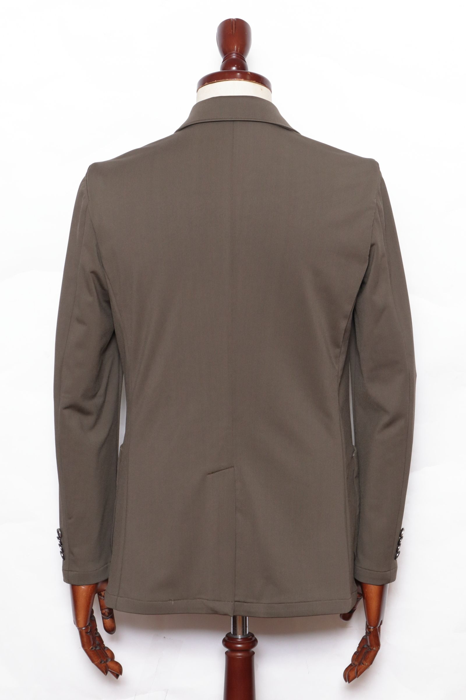 【セットアップあり】MALPENSA  SHINE TRICOT マルペンサシャイントリコ ストレッチナイロン 2B ジャケット / KKI カーキ