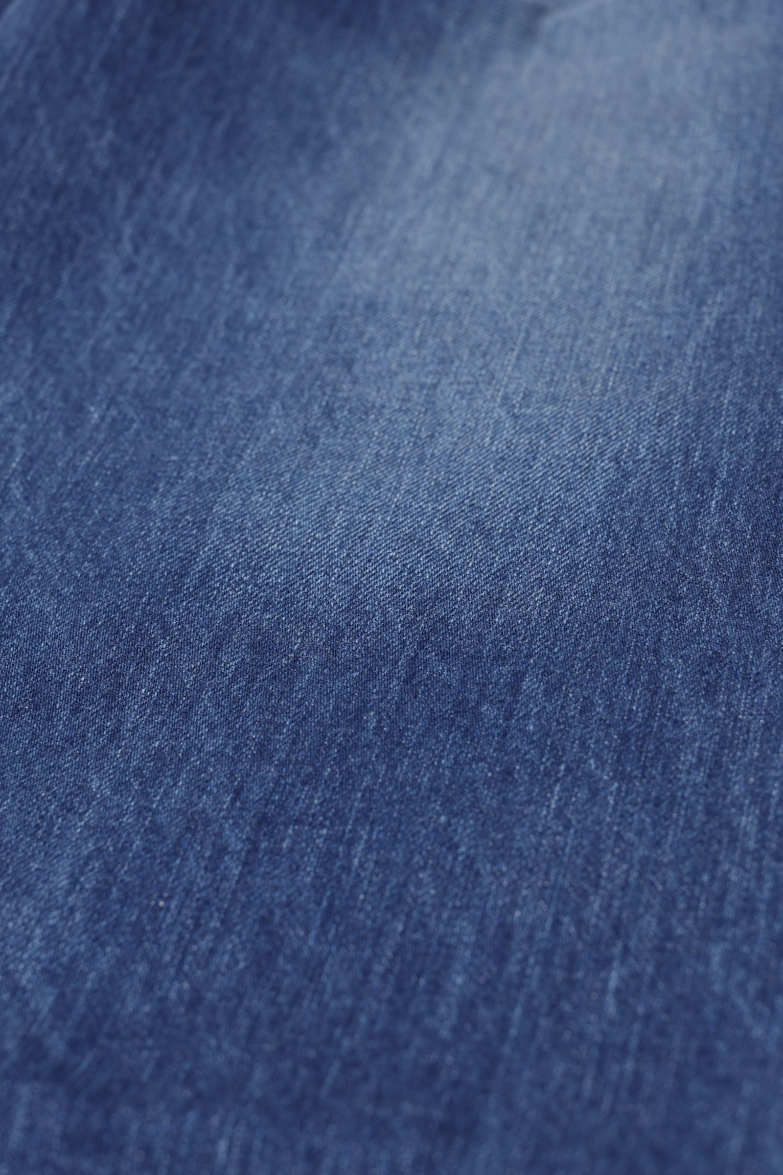 CINCH BACK BAGGY JEANS ユーズド加工 カットオフ ワイド デニムパンツ / INDIGO USED ブルー