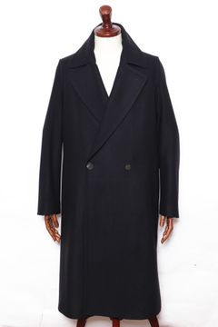 BRINDISI - ブリンディジ ウール ベルテッド ダブルコート / ネイビー 4013