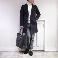 TAGLIATOREチェスターコートを使用したシンプルなスポルベリーノスタイル