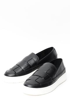 LAYTON SPIDY MOK イタリアンカーフレザー イントレ スリッポンスニーカー / ブラック