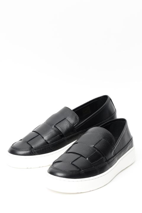 LAYTON SPIDY MOK イタリアンカーフレザー イントレ スリッポンスニーカー / ブラック