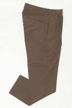 MALPENSA マルペンサ 4 SEASONS プレーンストレッチ ピンタック イージースラックス / MOC モカブラウン