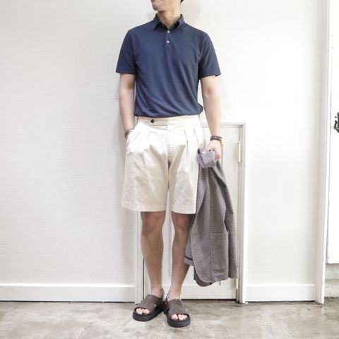 "ベルウィッチ"を使用したショーツジャケットコーデ
