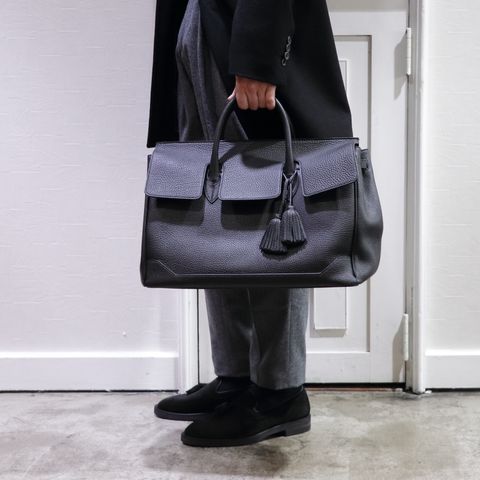 HERNO - ヘルノ カシミア チェスターコートを使用したドレカジスタイル