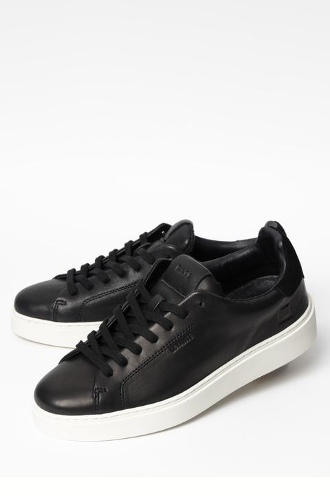 LEVANTE コートタイプ スムースレザー × スエード スニーカー / ブラック