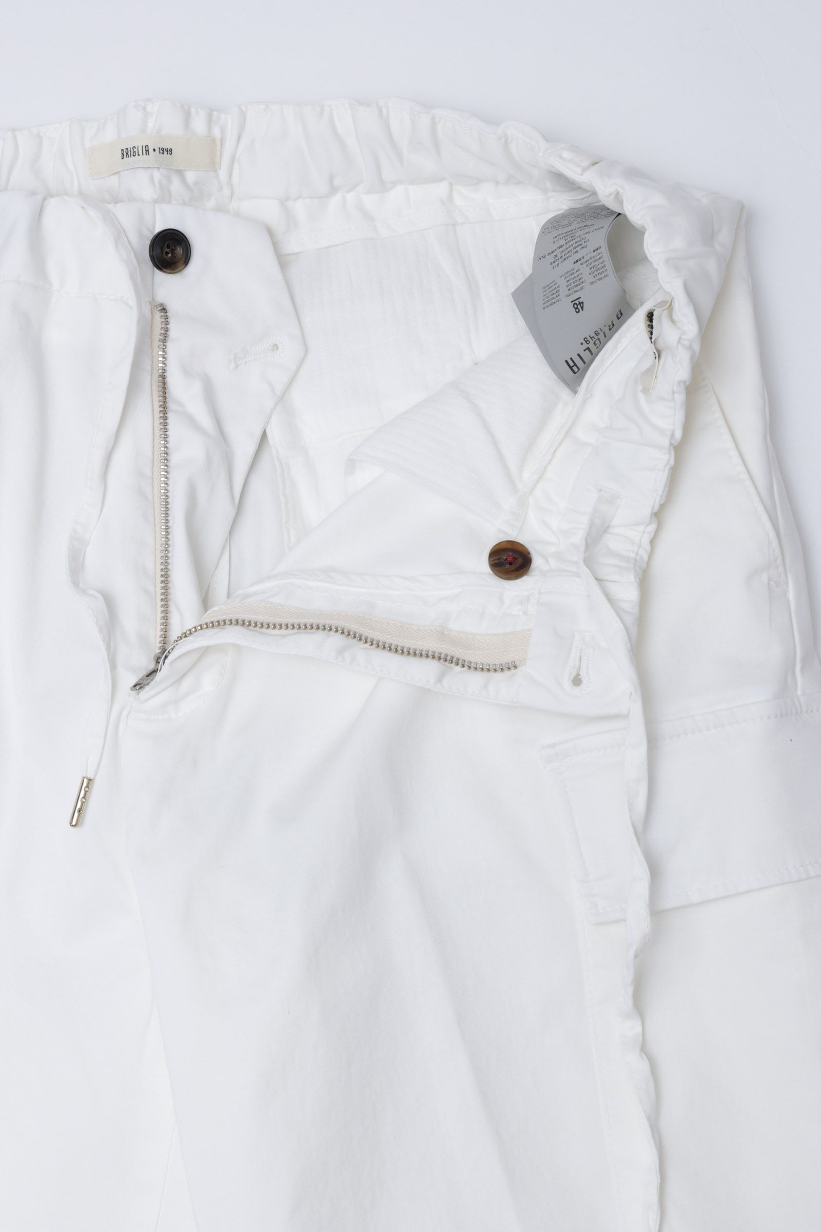 【干場さん別注】 NEWPORT ガーメントダイコットン カーゴショーツ  / ホワイト