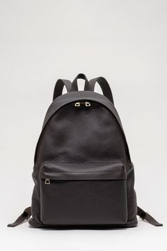 DAY PACK イタリアンレザー × 真鍮 バックパック / ダークブラウン