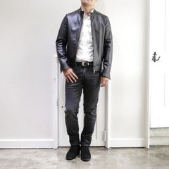 "EMMETI"シングルライダースJURIを使用したエレガントロックスタイル