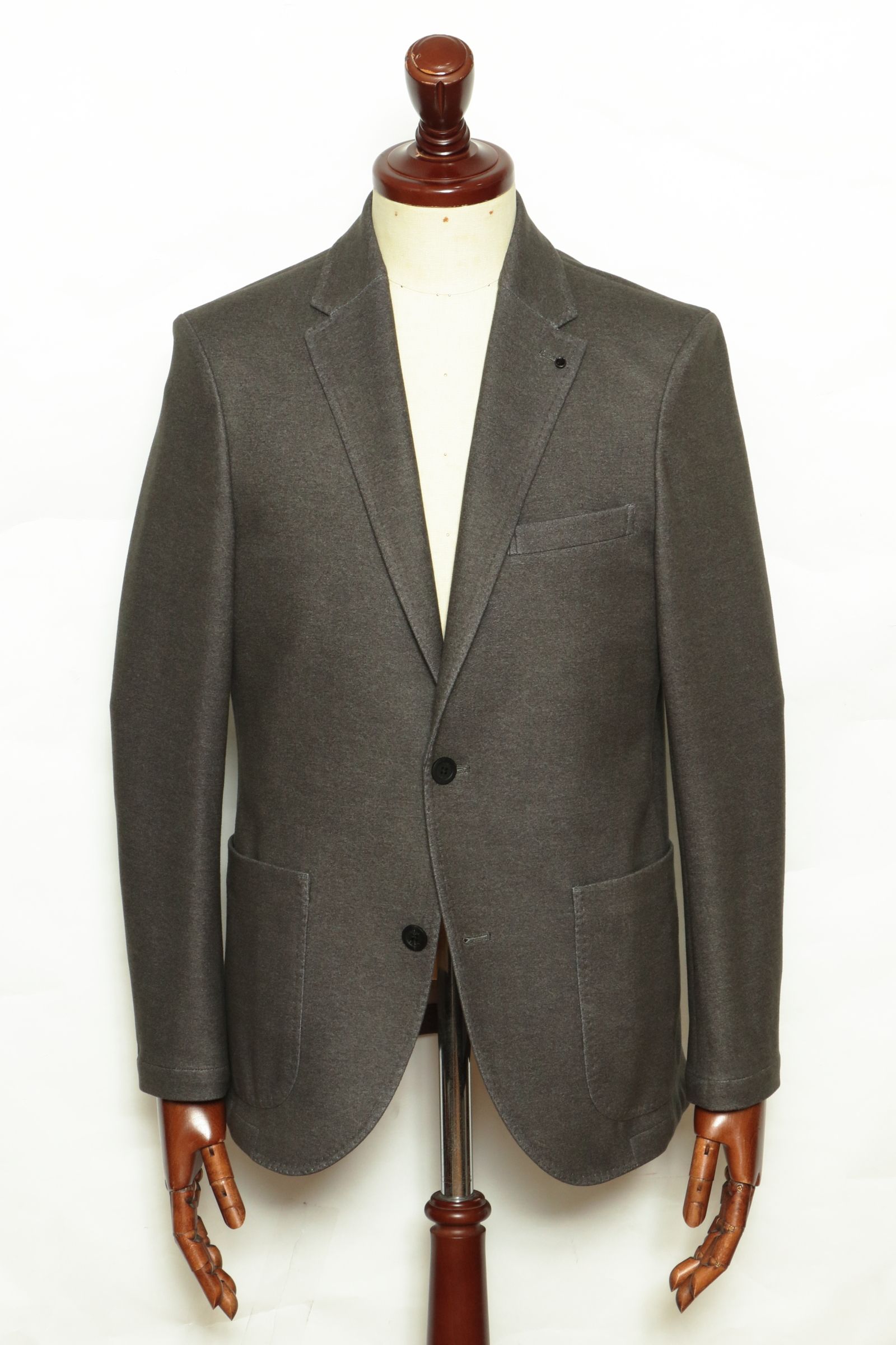 【セットアップあり】"THE FIRST CLASS" CERVINO ウォームジャージ 2B テイラードジャケット / KKI カーキ