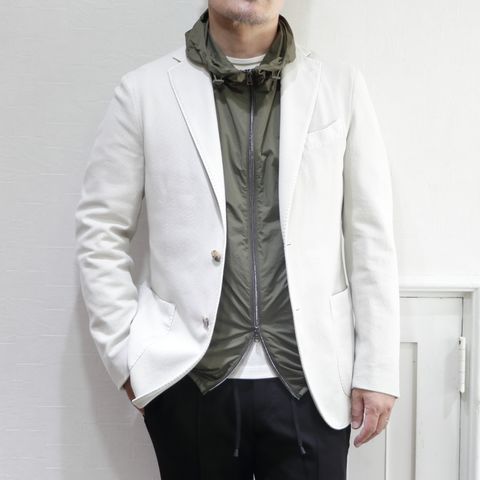 "ジャブスアルキヴィオ"サマージャージ イージースラックスを使用したドレスポコーデ