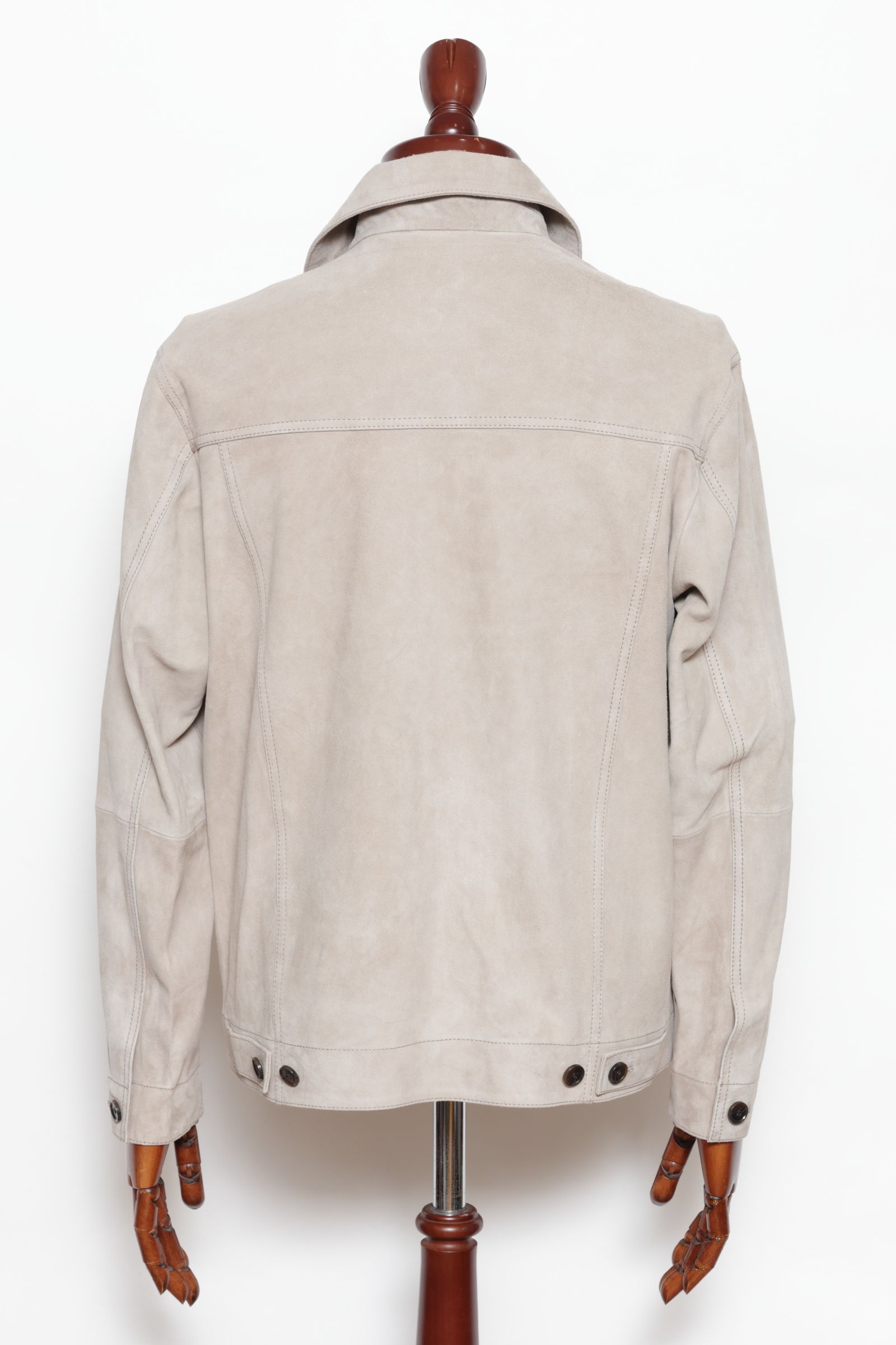 JADEN ゴートスエード Gジャンタイプ シャツジャケット / GRAYTAUPE グレートープ