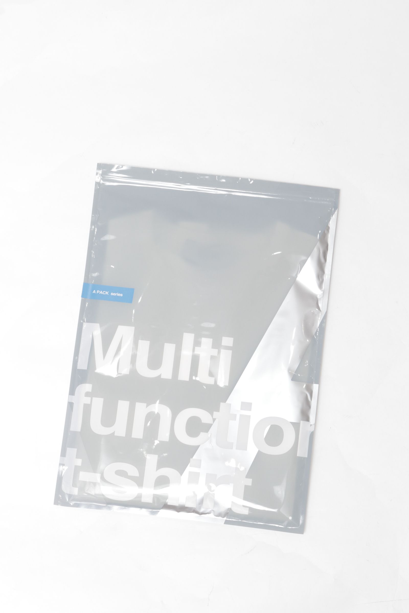 ネコポス対応(385円で発送)/A PACK MULTI FUNCTION  汗ジミ軽減×接触冷感 綿100%Tシャツ/ ホワイト