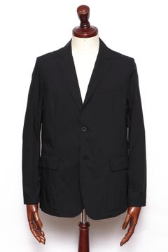 【セットアップあり】 H.I.P. by SOLIDO  NYLON COTTON TYPEWRITER JACKET/ ブラック