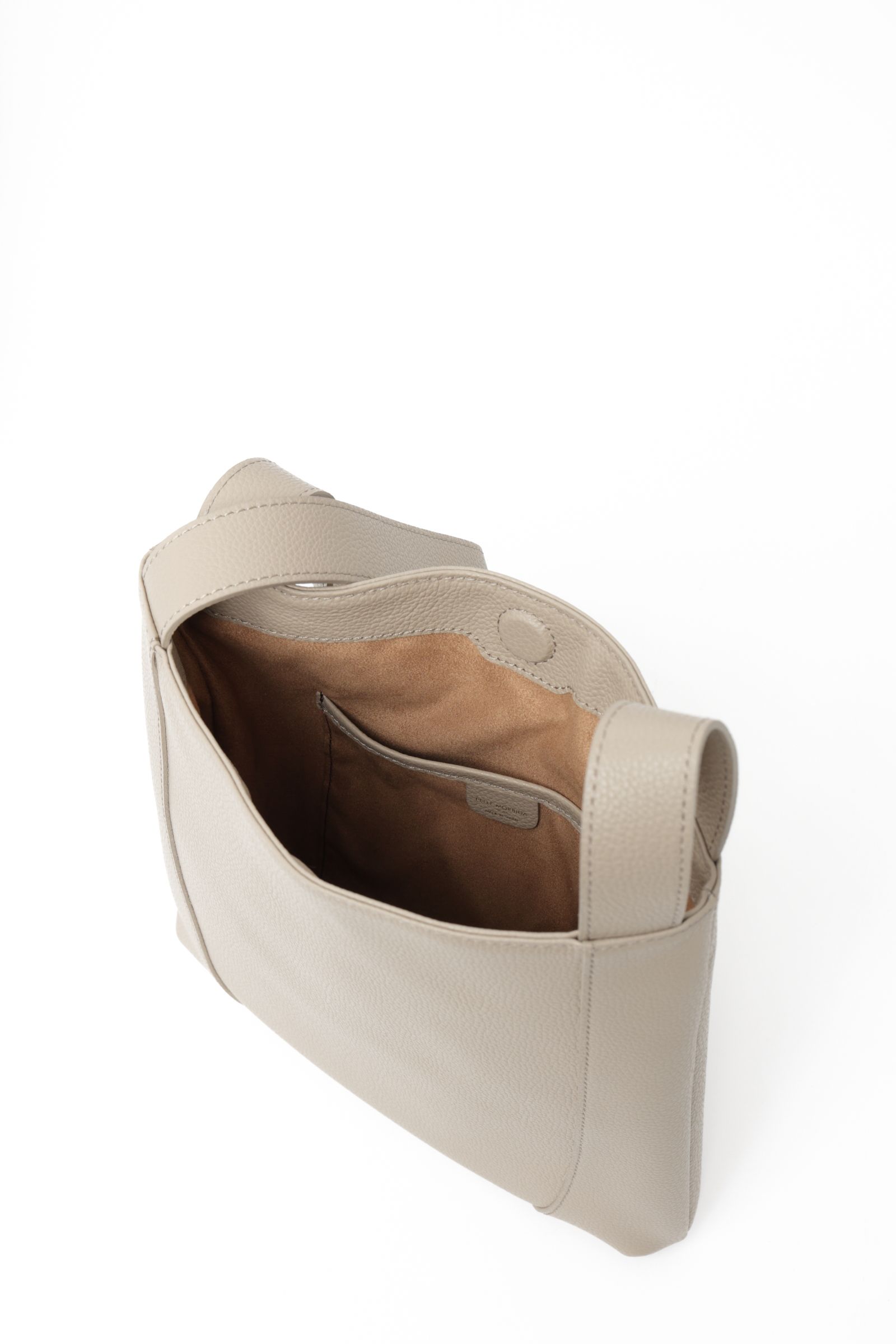 イタリアン シュリンクレザー ワンハンドルバッグ  / トープ