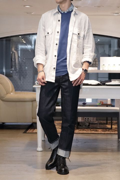 "シャツジャケとWH"を使用したSSブーツコーデ