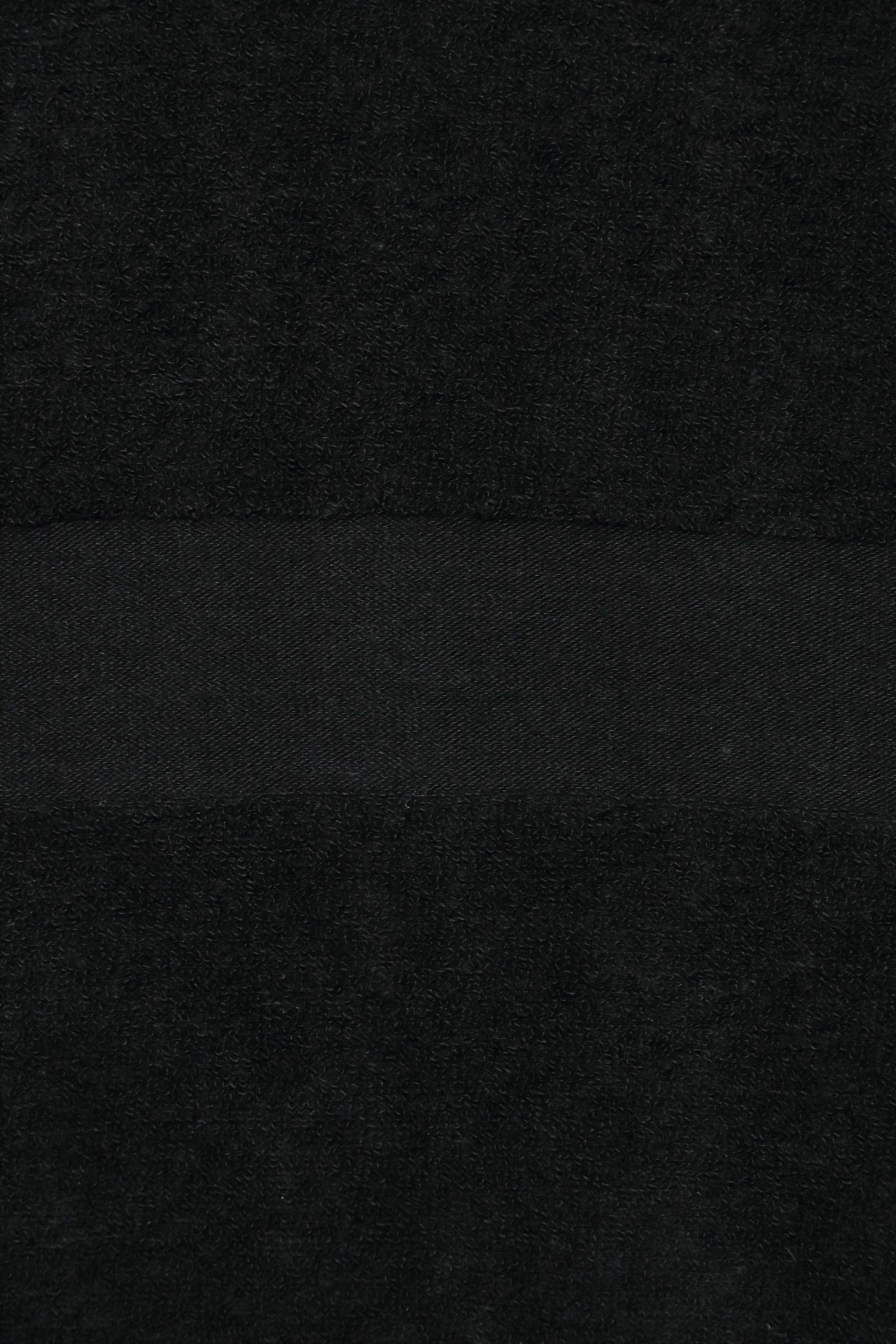 【セットアップあり】 パイル ボーダー パーカー / ブラック