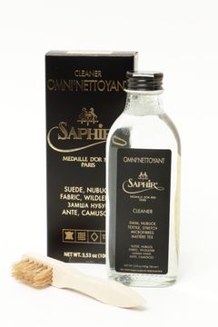 【スウェード/ヌバック/テキスタイル汚れ落とし】 オムニローション 100ml (ミニブラシ付き)