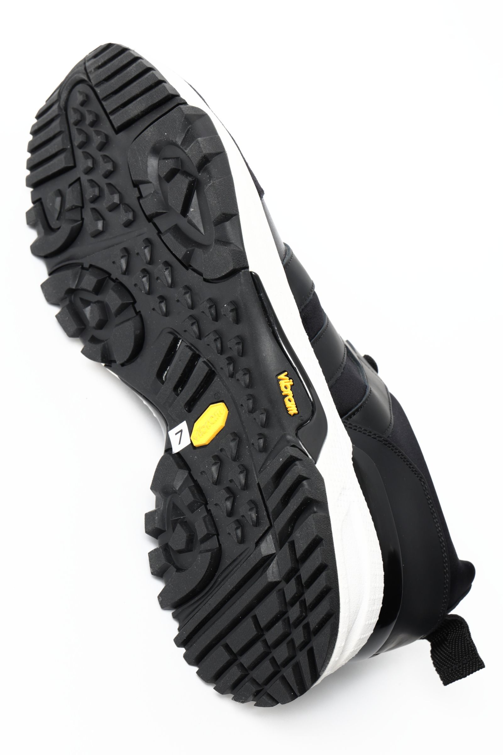 フレンチキップ レザー × ネオプレン スニーカー / 干場義雅氏監修 / ブラック