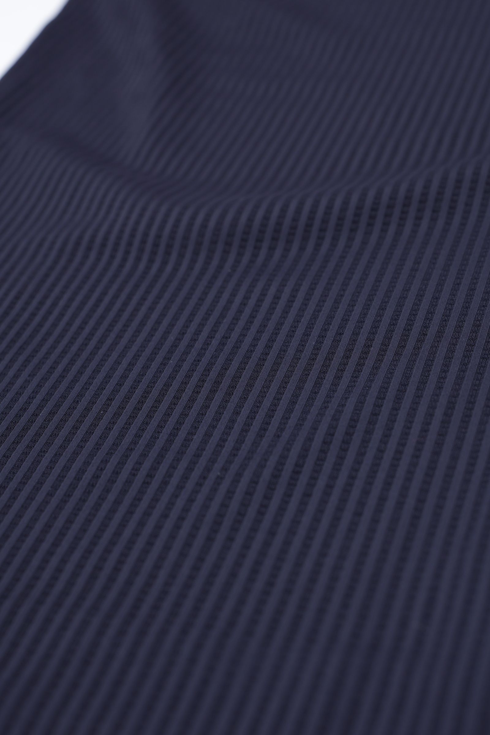 【セットアップあり】ストレッチ ナイロン ジャージ シアサッカー 1プリーツ シャーリングパンツ  / ネイビー